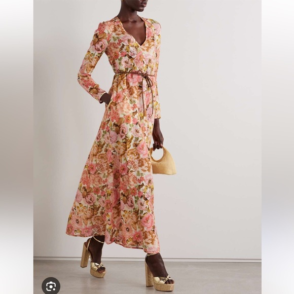 zimmermann golden plunge maxi dress | Dresses | Zimmermann Guest dresses